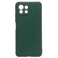 Чехол для Xiaomi Mi 11 Lite 5G силиконовый Soft Touch 4 <темно-зеленый>