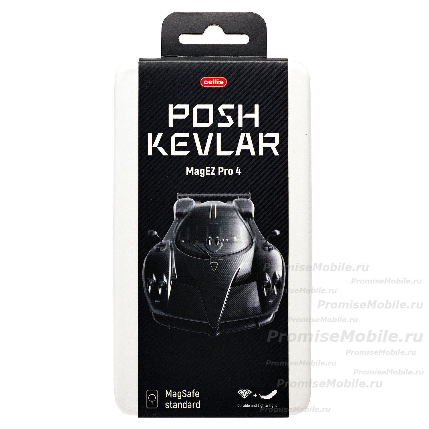 Чехол для Apple iPhone 17 Air пластиковый MagEZ Pro 4 <черный> ― 