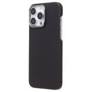 Чехол для Apple iPhone 16 Pro Max пластиковый MagSafe POSH KEVLAR <черный>