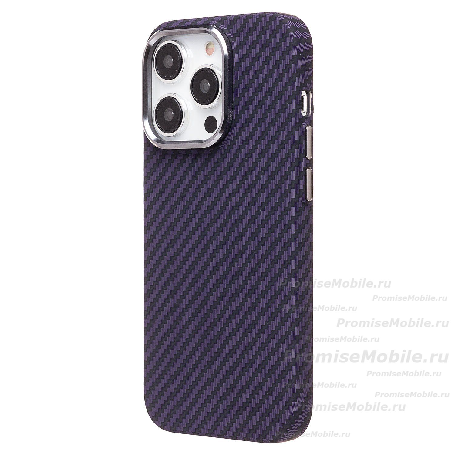 Чехол для Apple iPhone 14 Pro пластиковый Luxo Carbon (рис. 119) ― 