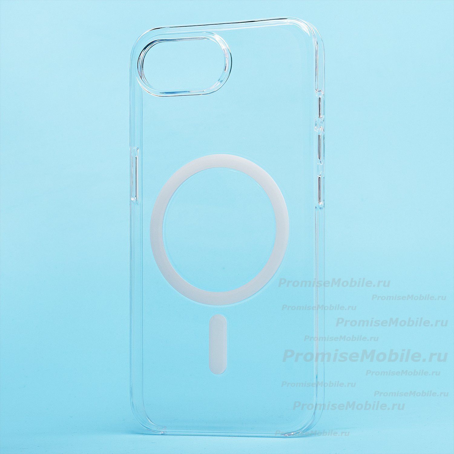 Чехол для Apple iPhone 16e пластиковый MagSafe Сlear Сase <прозрачный> (премиум) ― 
