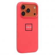 Чехол для Apple iPhone 18 Pro силиконовый MagSafe (анимация работает) <розовый> (премиум)
