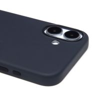 Чехол для Apple iPhone 16 Plus силиконовый MagSafe (анимация работает) <черный> (премиум)