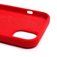 Чехол для Apple iPhone 15 Plus силиконовый Soft Touch <красный> (премиум)