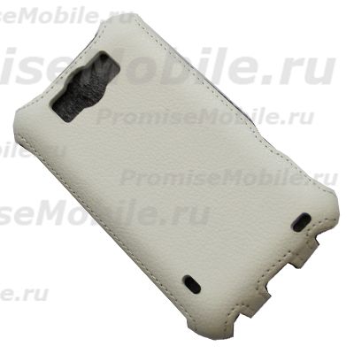 Чехол для HTC PI39200 флип кожзам №1 <белый> ― 
