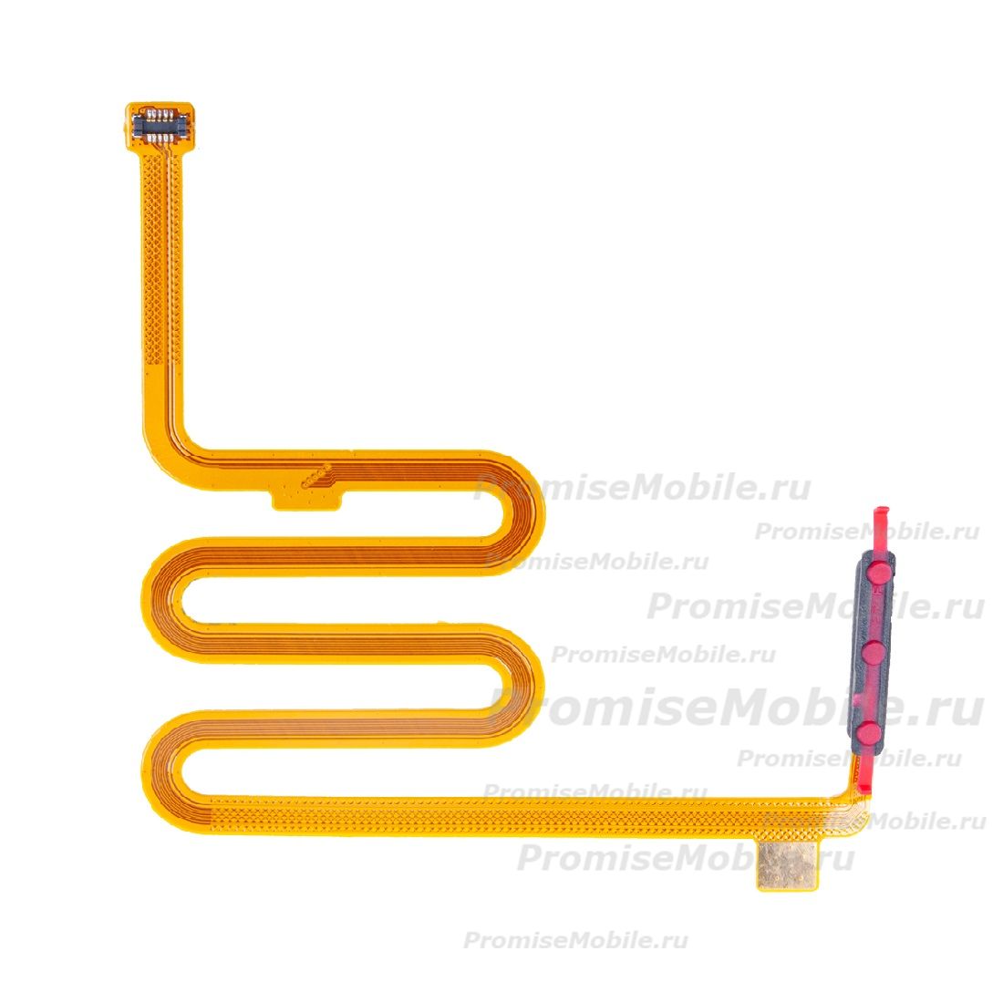 Шлейф для Infinix Note 10 Pro (X695C) сканер отпечатка пальцев <черный> ― 
