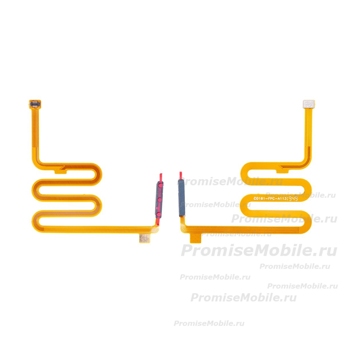 Шлейф для Infinix Note 10 Pro (X695C) сканер отпечатка пальцев <черный> ― 