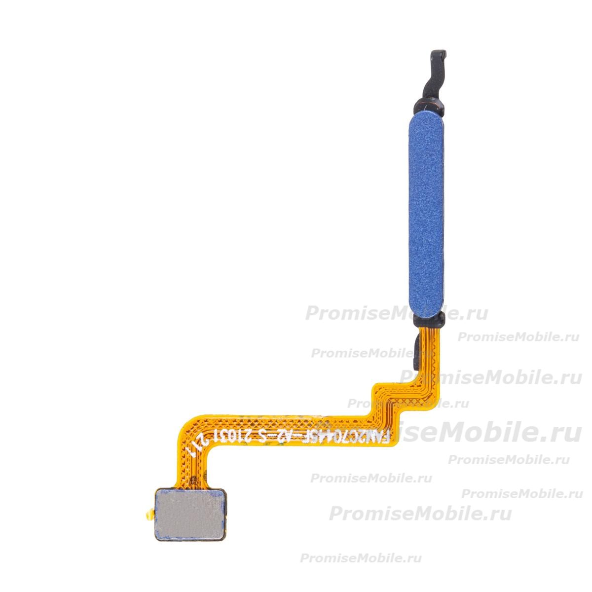 Шлейф для Xiaomi Redmi Note 10T сканер отпечатка пальцев <синий> ― 