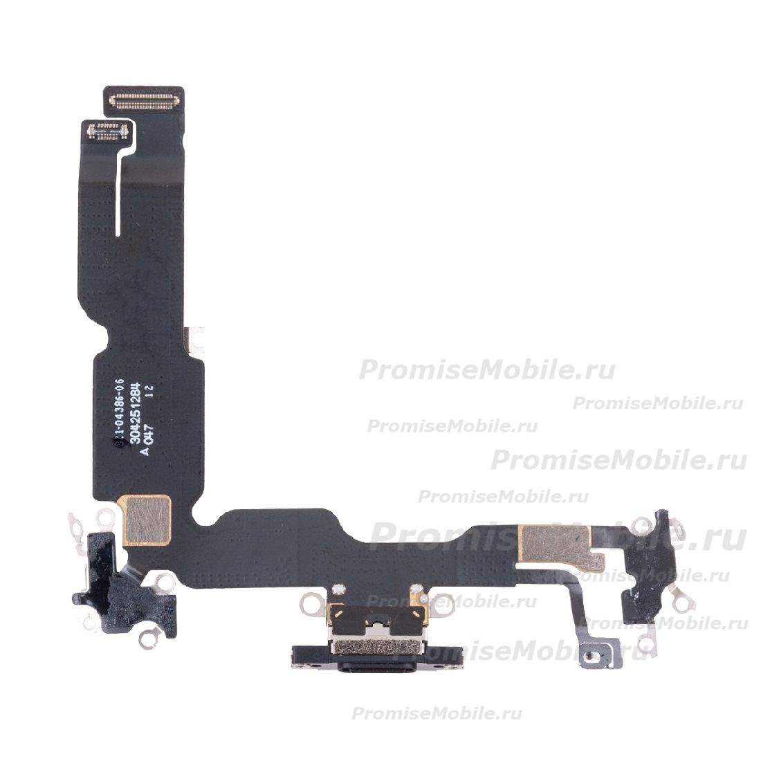Шлейф для Apple iPhone 15 Plus на системный разъем и микрофон (оригинал) ― 