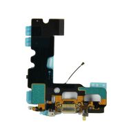 Шлейф для Apple iPhone 7 на системный разъем и микрофон <белый>
