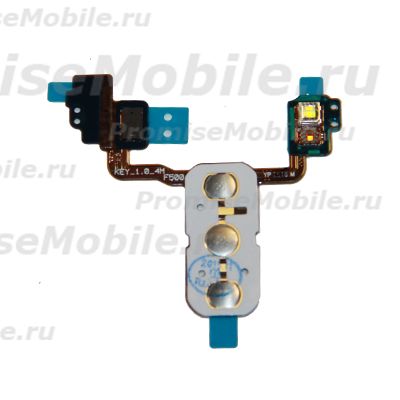 Шлейф для LG H818 (G4) на кнопки включения и громкости, датчик приближения и вспышку камеры (оригинал) ― 