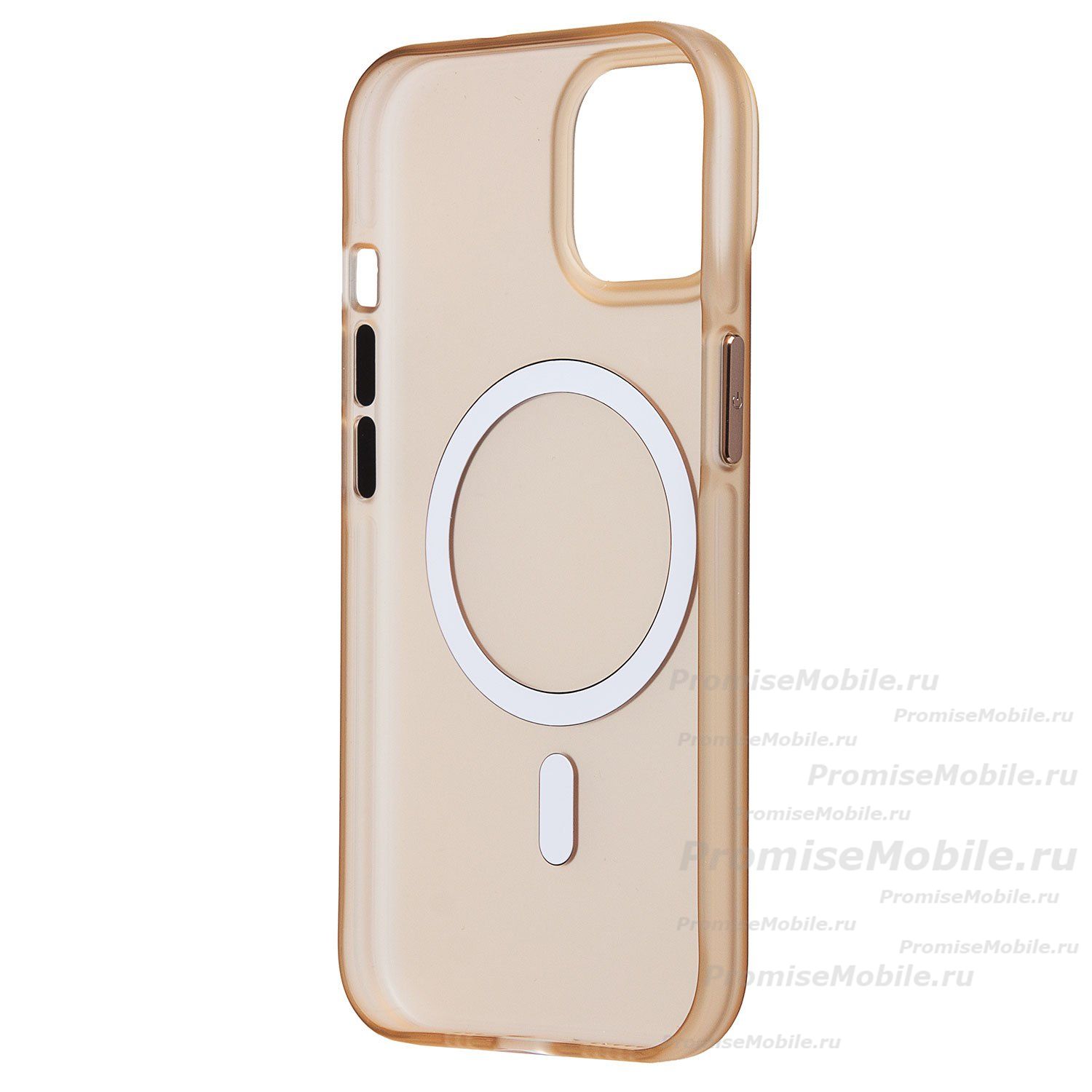 Чехол для Apple iPhone 15 пластиковый MagSafe №5 <золотой> ― 