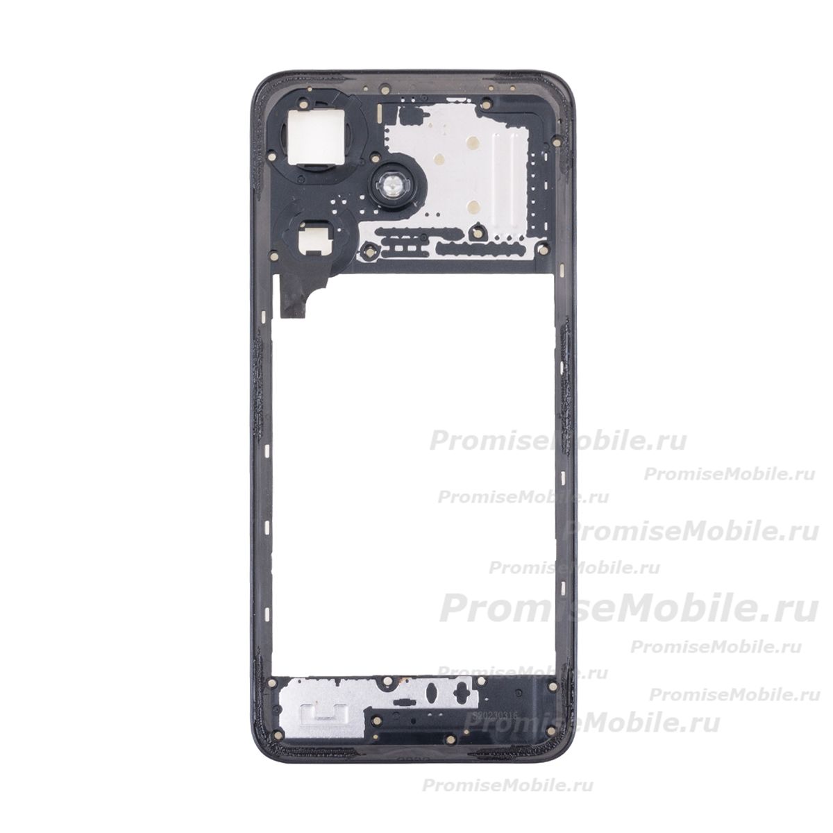 Средняя часть корпуса для Infinix Hot 30i (X669D) <черный> ― 