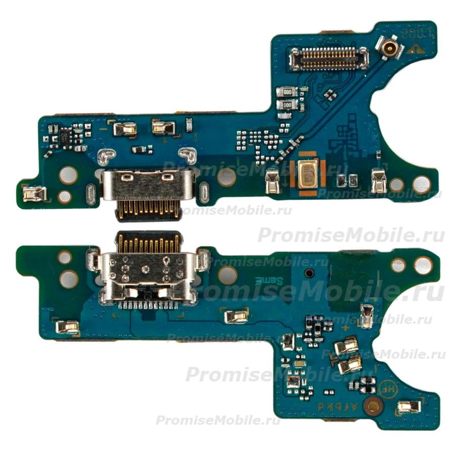 Плата нижняя для Samsung SM-M115F (Galaxy M11) на системный разъем и микрофон ― 