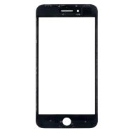 Стекло для Apple iPhone 8 Plus в сборе с рамкой и OCA пленкой <черный>