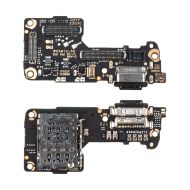 Плата нижняя для Xiaomi 12 на системный разъем, разъем Sim-карты и микрофон
