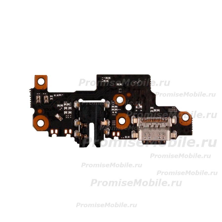 Плата нижняя для Xiaomi M1906G7T на системный разъем, разъем гарнитуры и микрофон (оригинал) ― 