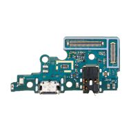 Плата нижняя для Samsung SM-A705F (Galaxy A70) на системный разъем, разъем гарнитуры и микрофон (оригинал)