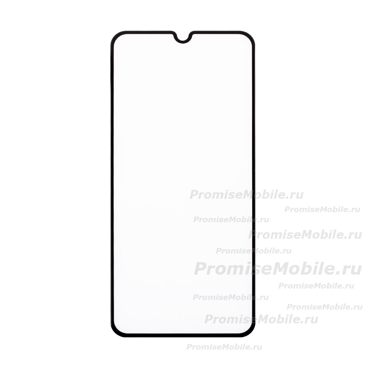 Защитное стекло для Samsung SM-M215F (Galaxy M21) (2.5D/матовое, полная наклейка) <черный> ― 