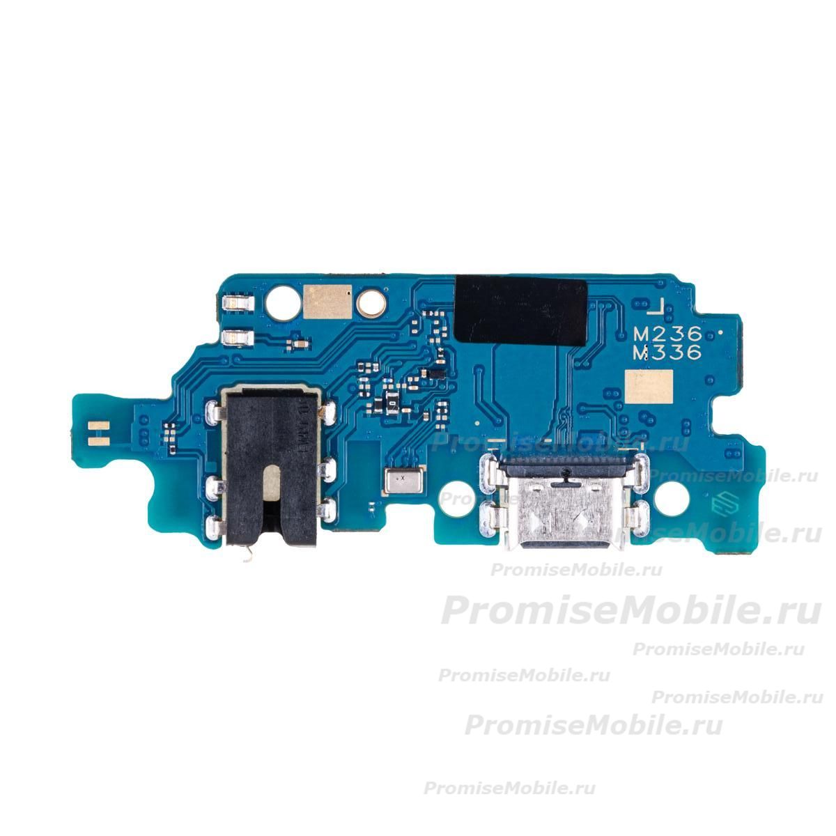 Плата нижняя для Samsung SM-M236B (Galaxy M23 5G) на системный разъем, разъем гарнитуры и микрофон ― 