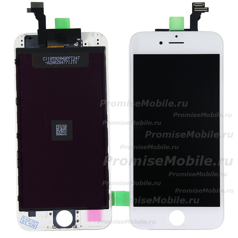 Дисплей для Apple iPhone 6 модуль в сборе с тачскрином <белый> (супер премиум) ― 