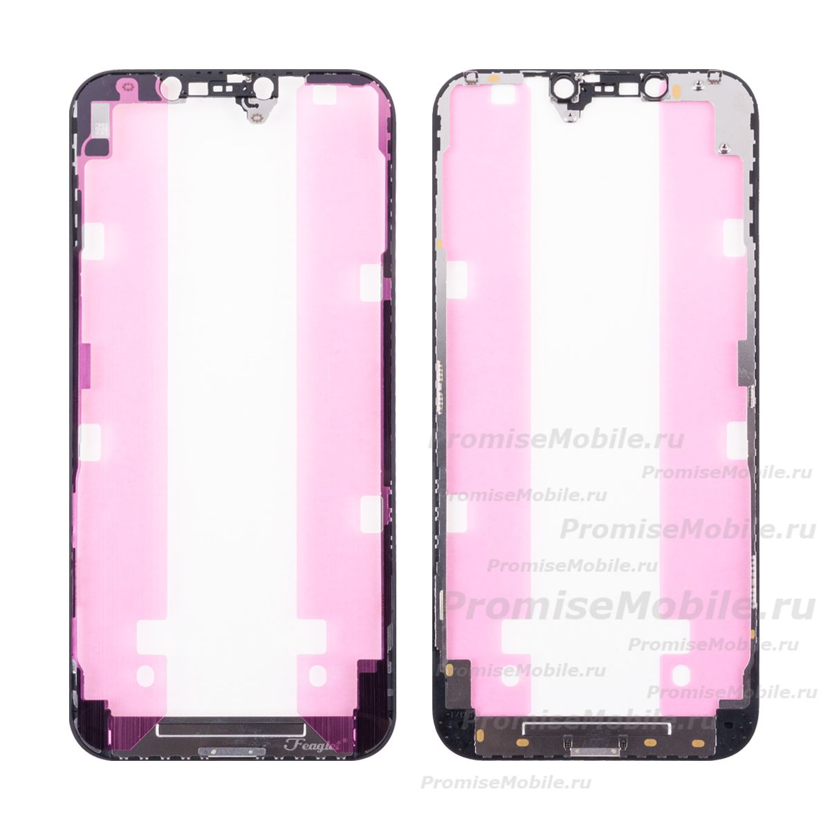 Рамка дисплея для Apple iPhone 12 Pro Max <черный> (оригинал) ― 