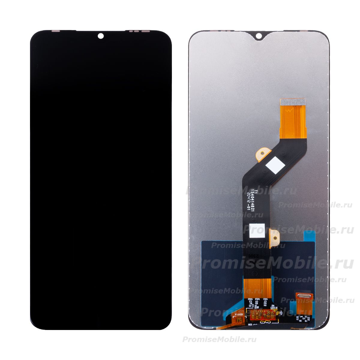 Дисплей для Infinix Smart 6 Plus (X6823C) в сборе с тачскрином <черный> (оригинал) ― 