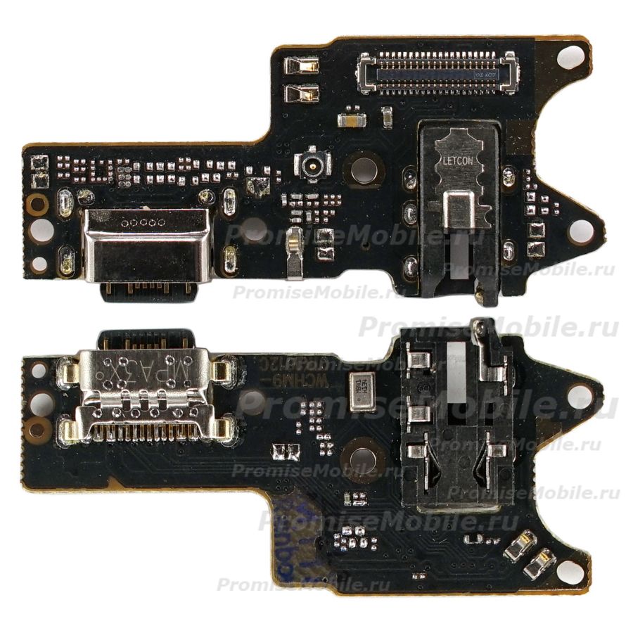 Плата нижняя для Xiaomi M2204J19AG на системный разъем и микрофон ― 