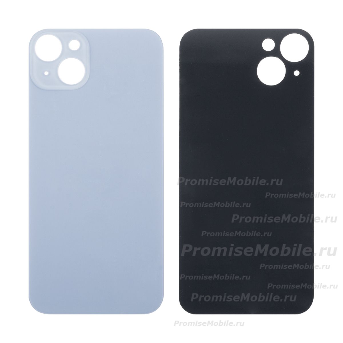 Задняя крышка для Apple iPhone 14 Plus (широкий вырез под камеру) <синий> ― 