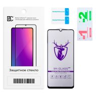 Защитное стекло для Huawei GFY-LX1 (2,5D/закаленное, полная наклейка) <черный> в блистере
