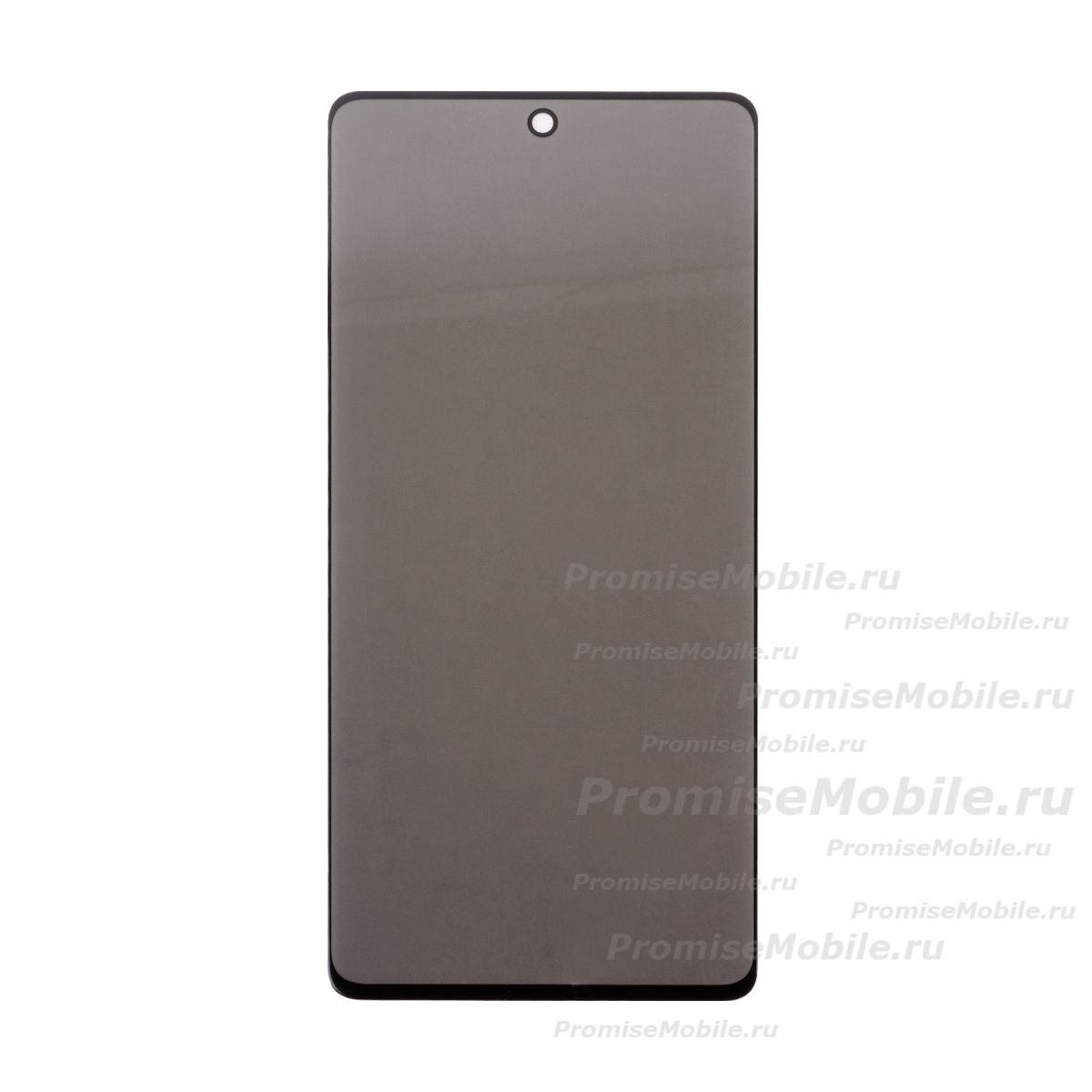 Защитное стекло для Samsung SM-G780F (Galaxy S20 FE) (2.5D/антишпион, полная наклейка) <черный> ― 