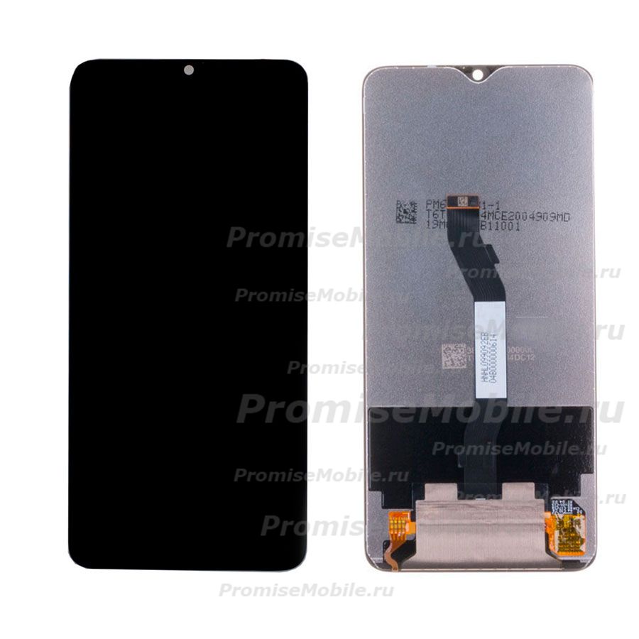Дисплей для Xiaomi Redmi Note 8 Pro в сборе с тачскрином <черный> (оригинал) ― 