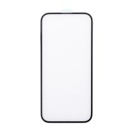 Защитное стекло для Apple iPhone 15 (закаленное, полное покрытие 3D) <черный>