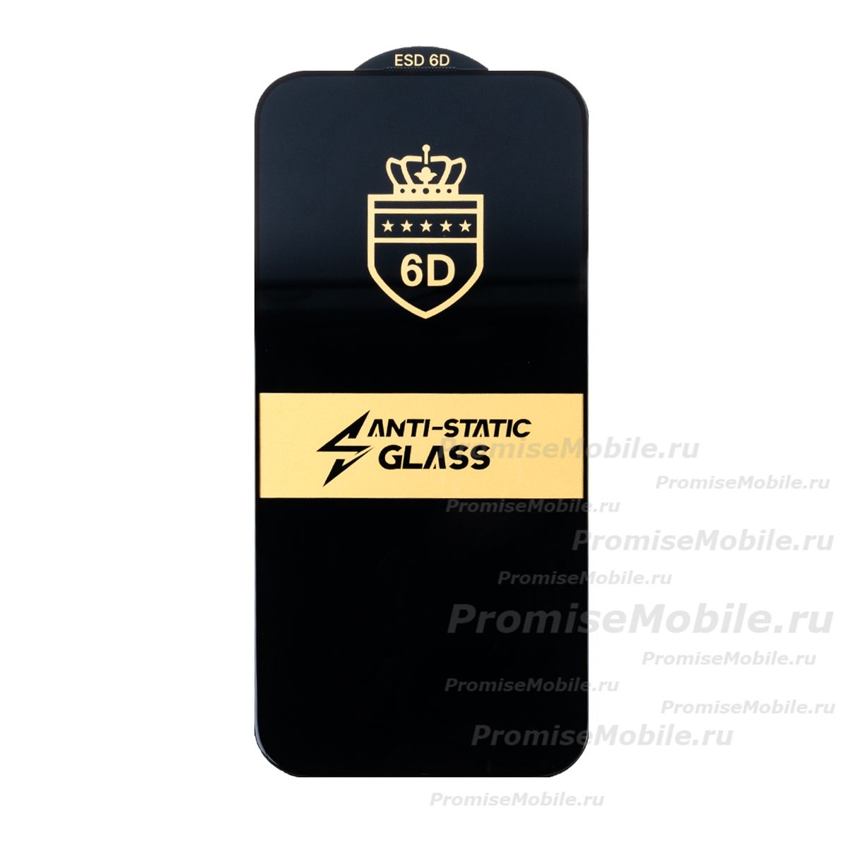 Защитное стекло для Apple iPhone 16 Plus (полное покрытие 2,5D) <черный> ― 