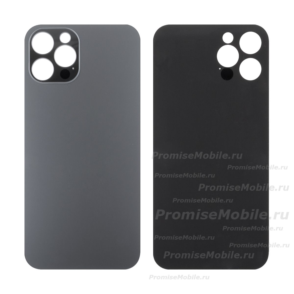 Задняя крышка для Apple iPhone 12 Pro (широкий вырез под камеру) <серый> ― 