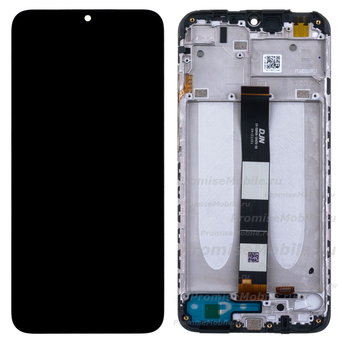 Дисплей для Xiaomi Redmi 9C модуль в сборе с тачскрином <черный> (оригинал SP) ― 