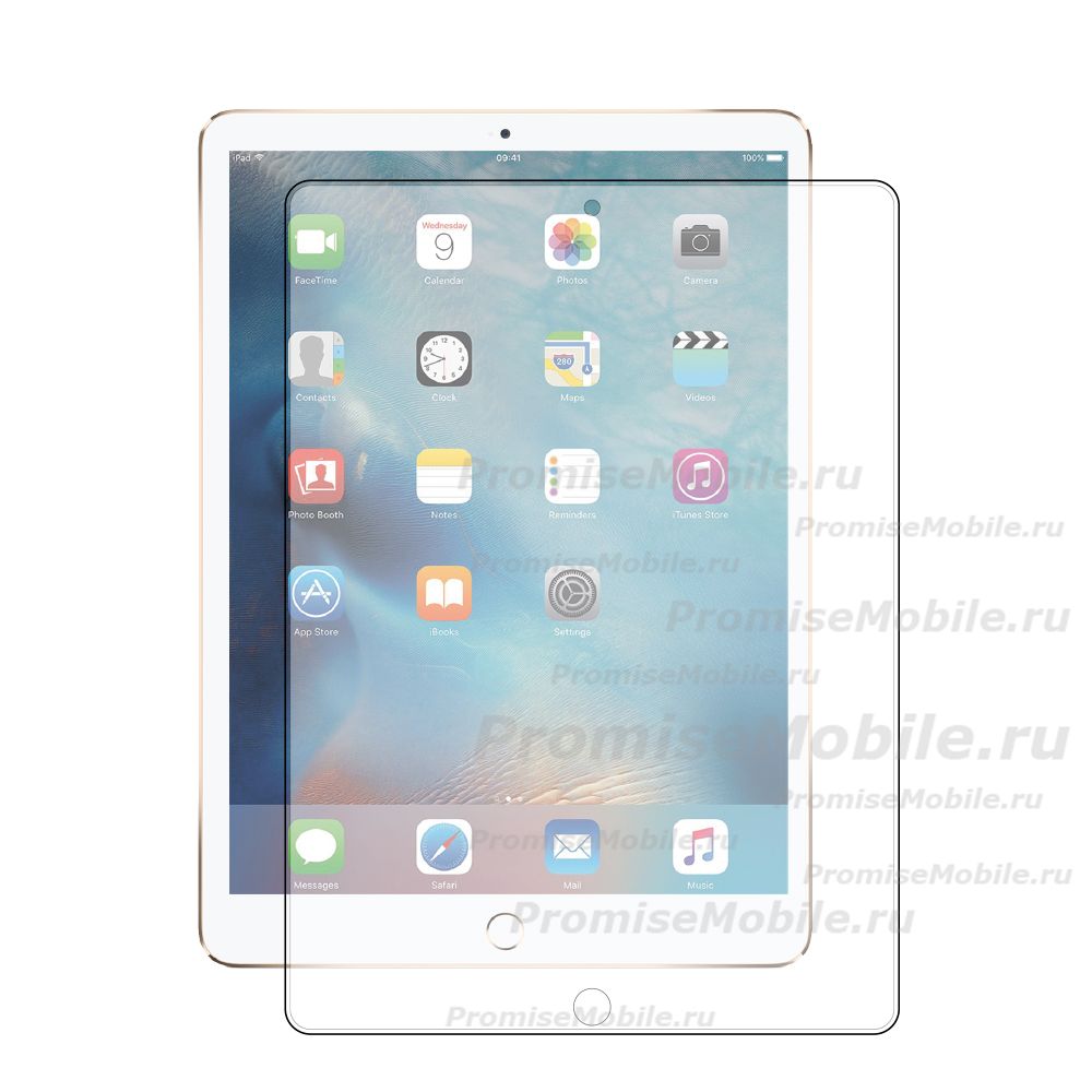 Защитное стекло для Apple iPad Pro 10.5 (2D/не полное покрытие) ― 
