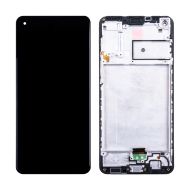 Дисплей для Samsung SM-A217F (Galaxy A21s) модуль в сборе с тачскрином <черный> (супер премиум)