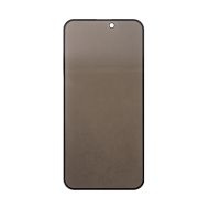 Защитное стекло для Apple iPhone 15 Pro (закаленное, полное покрытие, антишпион) <черный>