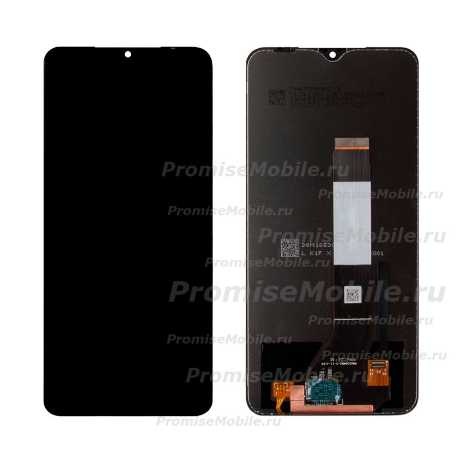 Дисплей для Xiaomi M2010J19SG в сборе с тачскрином <черный> (оригинал) ― 