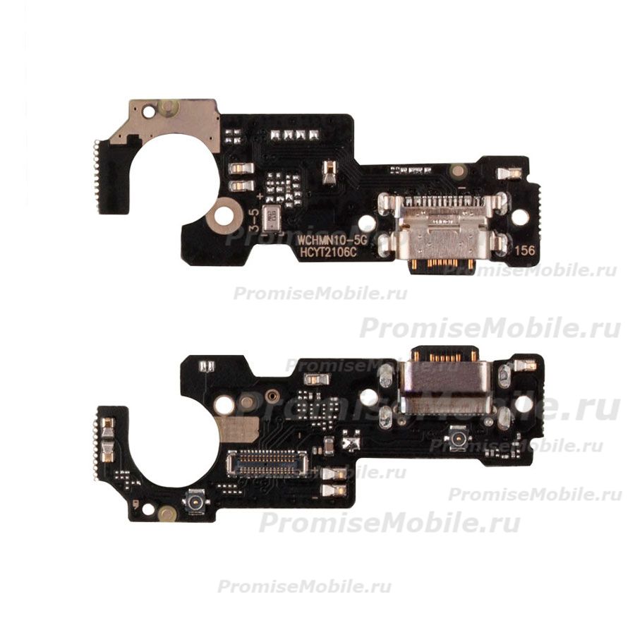 Плата нижняя для Xiaomi M2103K19Y на системный разъем и микрофон ― 