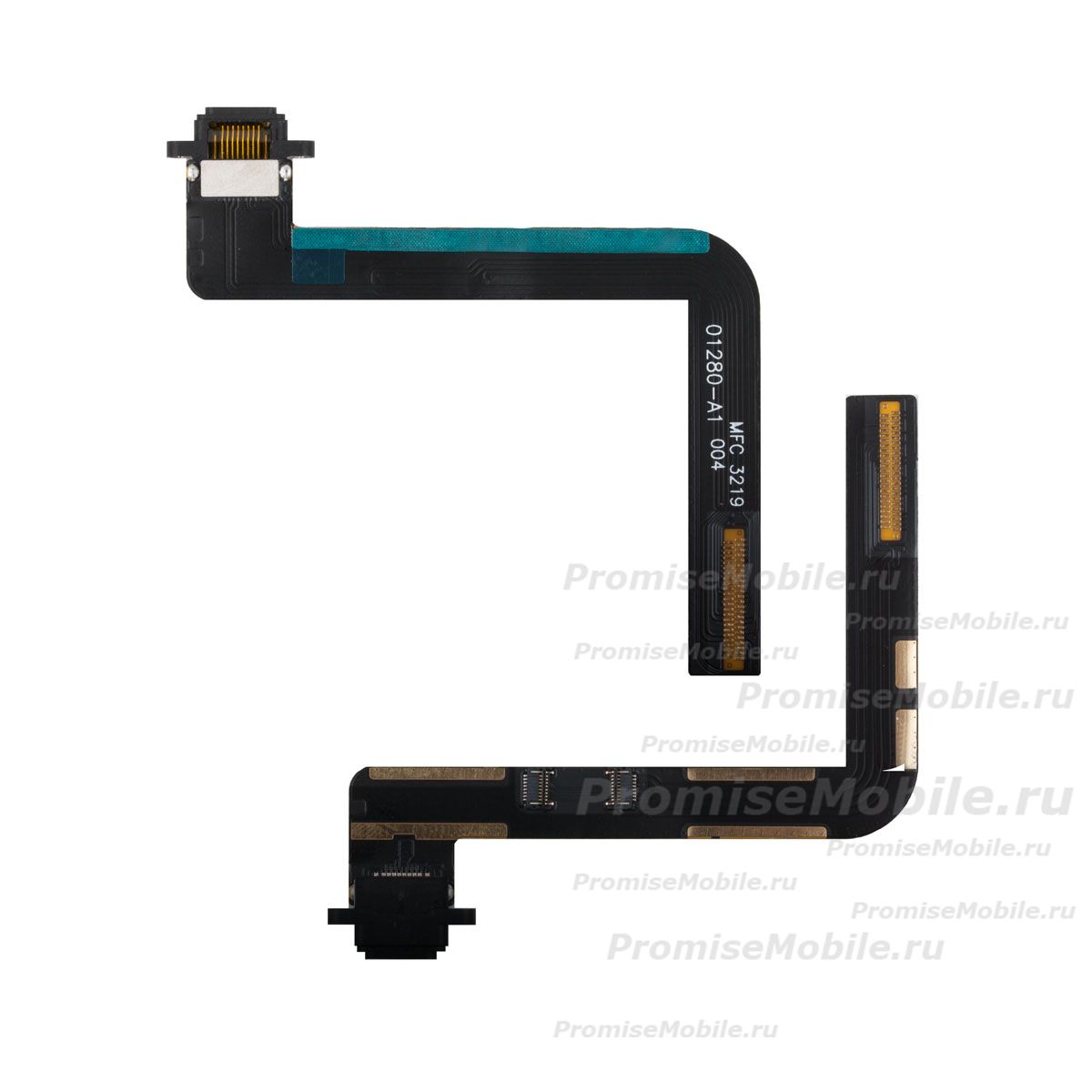 Шлейф для Apple iPad 10.2 2020 на системный разъем <черный> ― 
