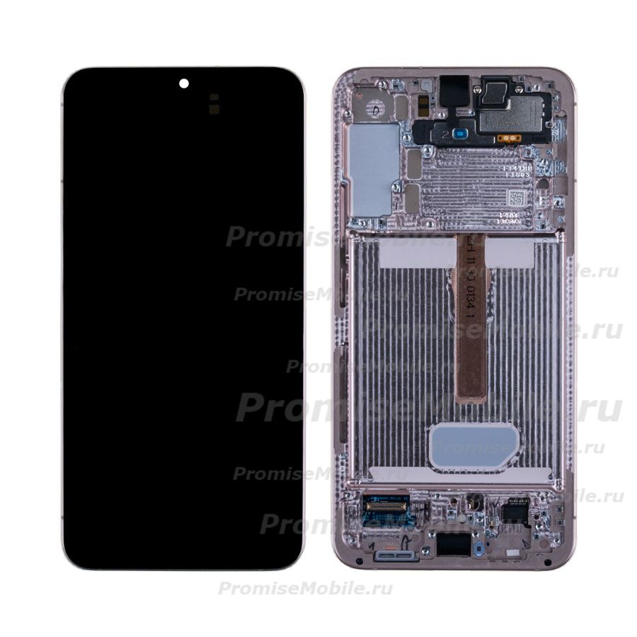 Дисплей для Samsung SM-S906B (Galaxy S22 Plus) модуль с тачскрином <розовый> (оригинал SP) ― 