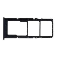 Лоток sim-карты для Samsung SM-A127F (Galaxy A12 Nacho) и карты памяти <черный>