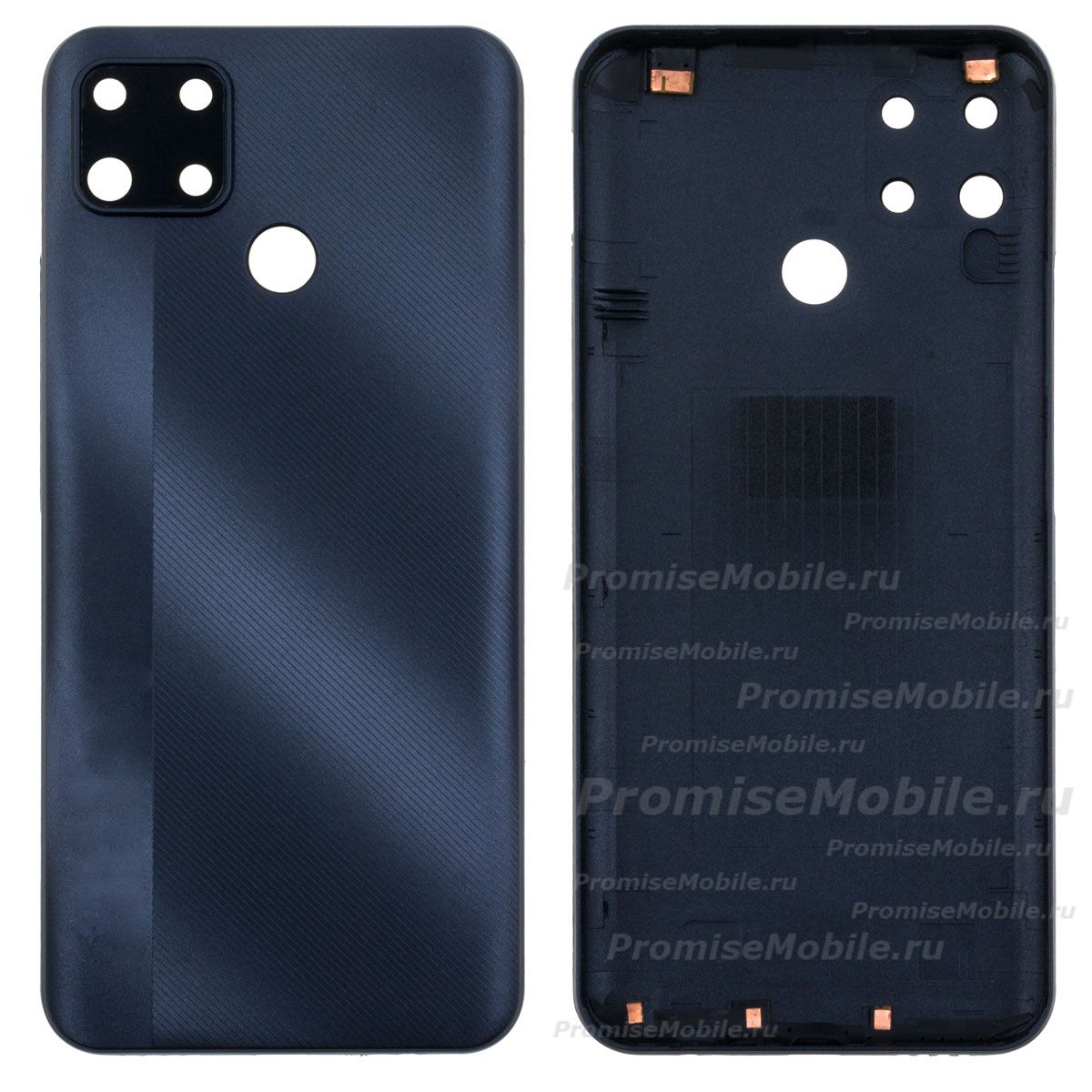 Задняя крышка для Realme C25 <черный> ― 